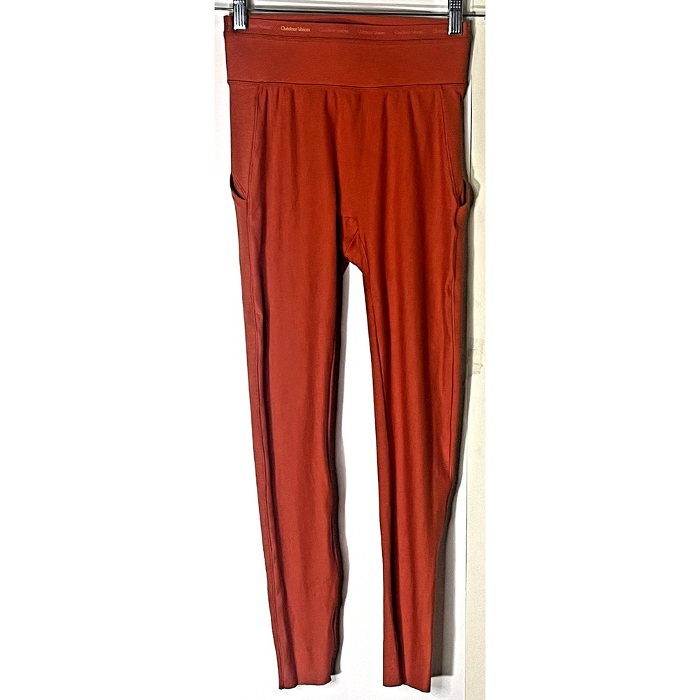 Outdoor Voices Women's Gym‎ Pants Size Small Orange Athletic Activewear